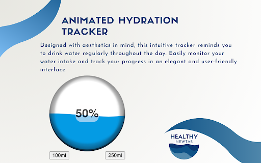 Healthy Newtab - Hydration Tracker
