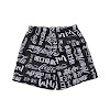 coc-cola x columbia x atmos lab riptide txt short black