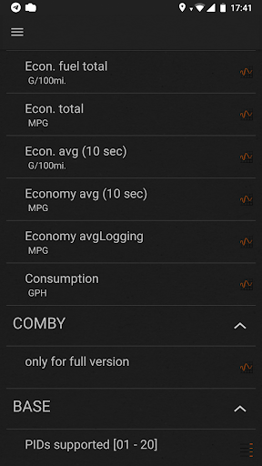 Screenshot inCarDoc - OBD2 ELM327 Scanner