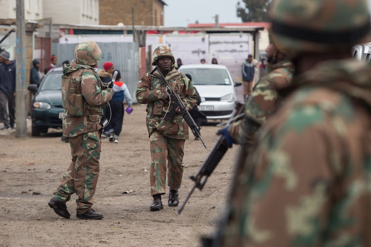 The presence of soldiers has been credited with bringing down crime on the Cape Flats at the weekend.