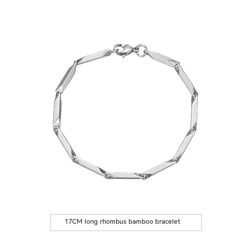 Trendy titanium stalen accessoire, eenvoudige en modieuze stijl voor een Europese en Amerikaanse look. Persoonlijk sieraad met gevoel voor mode.