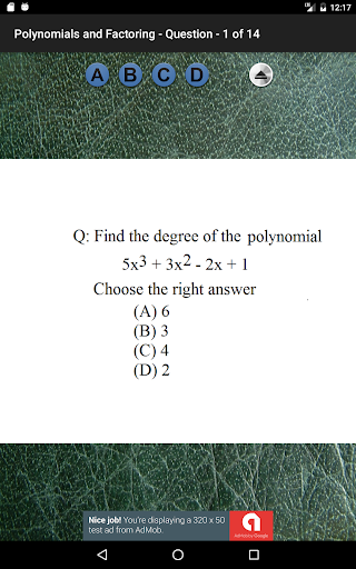 Algebra 1 - Polynomials
