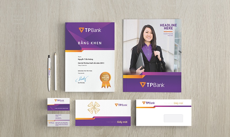 Thiết kế logo tài chính - ngân hàng phải đồng nhất với bộ nhận diện 