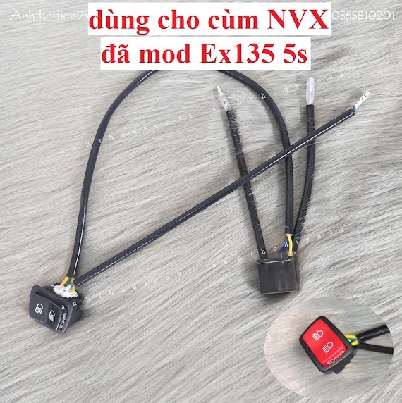 [Chỉ 1Nút Ko Gồm Cùm] Nút Passing Gắn Cho Cùm Nvx V1, Cùm Nvx Mod Ex135, Mio