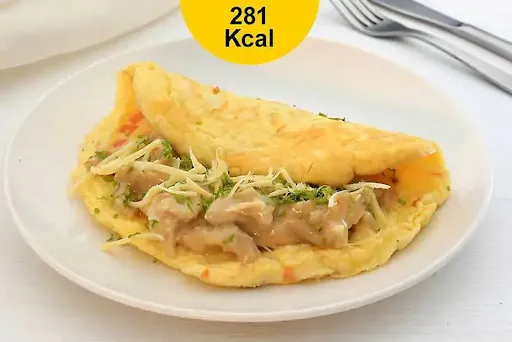 Creamy Chicken Omelette