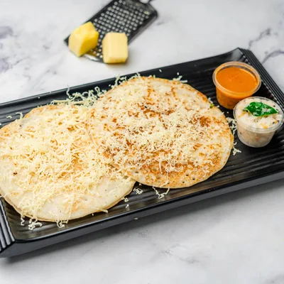 Cheese Uttapam (2 Pcs)- Veg