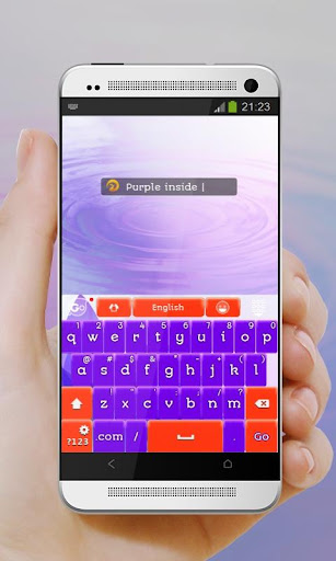 免費下載個人化APP|Purple fantasies GO Keyboard app開箱文|APP開箱王