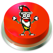 Santa Claus Banana Jelly Button  Icon