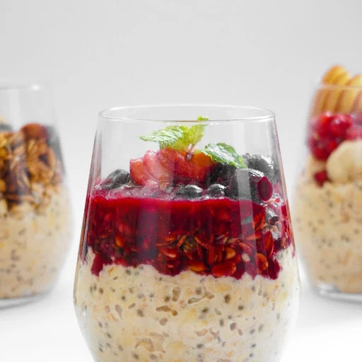 All Berry Overnight Oats