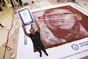 Visual artist and Guinness World Record holder Percy Maimela.