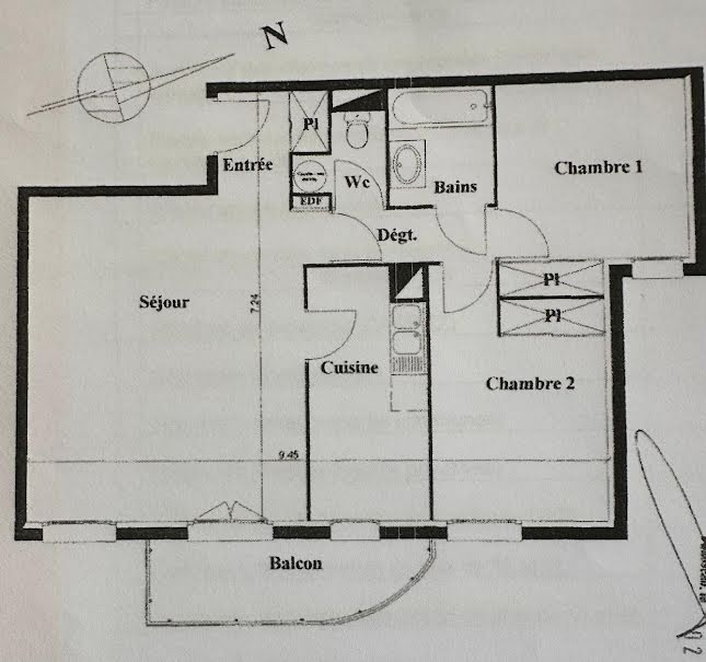 Vente appartement 3 pièces 64 m² à Macon (71000), 149 800 €