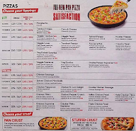 Pizza Hut menu 1