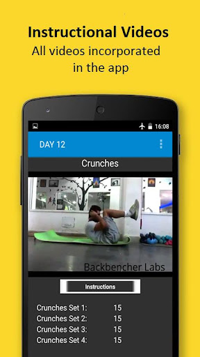 免費下載健康APP|4 Weeks Crunches Challenge app開箱文|APP開箱王