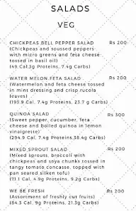 Healthy Cravings menu 2