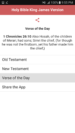 Holy Bible King James Version (Free)