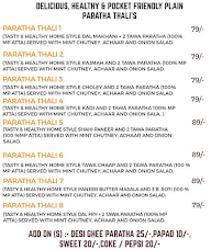 Paratha Paradise menu 6