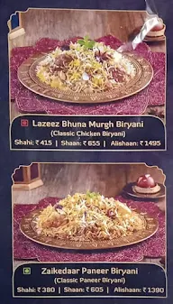 Behrouz Biryani menu 1