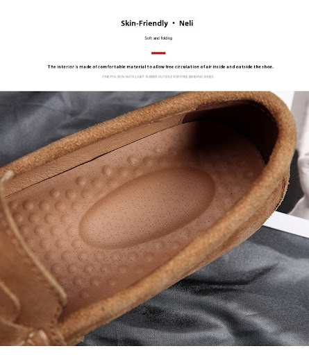 Title 22, Mens Authentic Leather British Style Slip-on G...