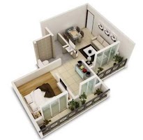 3D House Plans Wallpaper Screenshot