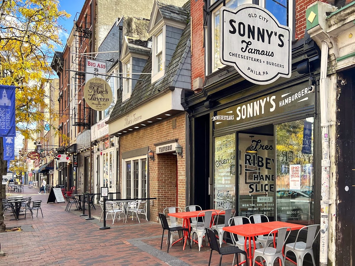 Sonny's Famous Steaks on 2nd and Market in Old City, Philadelphia