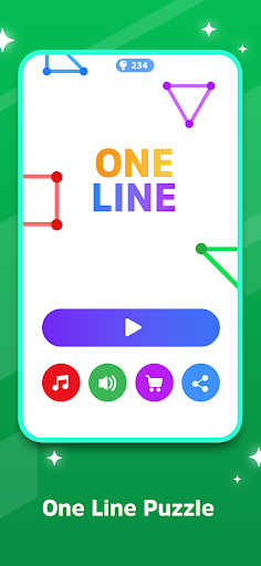 Screenshot One Puzzle: 1 line connect dot