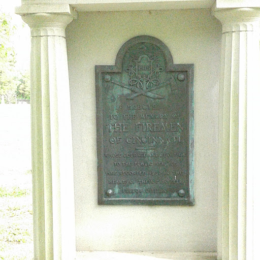 The Fireman of Cincinnati Memorial Plaque