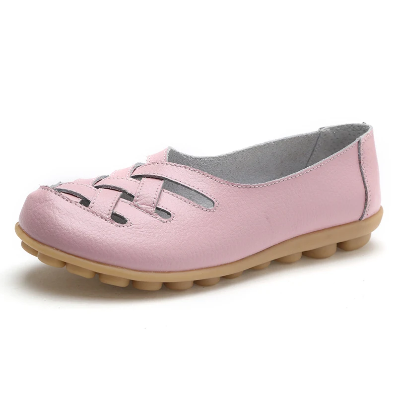 Sandalias planas para mujer con protección Tendon Bottom, boca poco profunda, cómodas y seguras para el uso diario