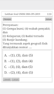 Latihan UNBK SMA IPS 2020 Soal & Pembahasan(圖7)-速報App