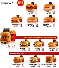 McDonald's menu 1