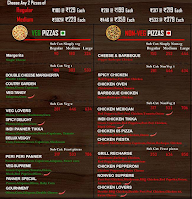 Delicious Pizza menu 1