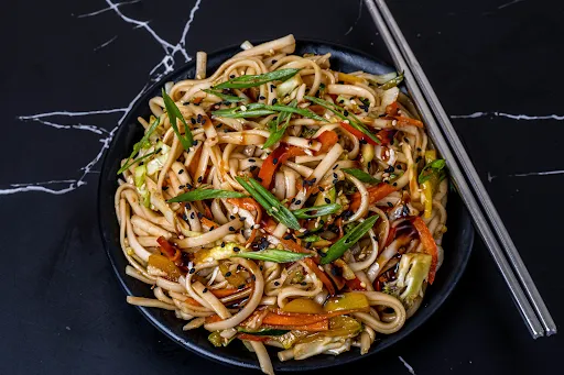 Veg Stir Fried Udon Noodles