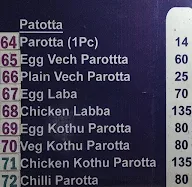 Zam Zam Tiffin Centre menu 1