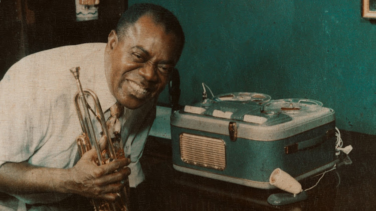 Louis Armstrong in Sacha Jenkin’s extensively researched documentary Louis Armstrong’s Black & Blues. Picture: SUPPLIED