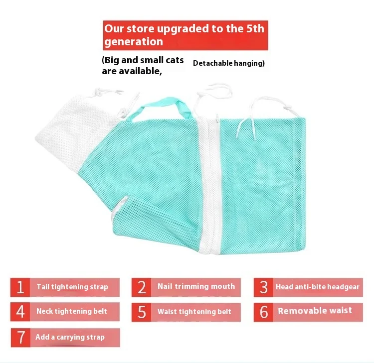 Title 16, Kit Toelettatura Gatti Cat Miracle con Borsa, S...