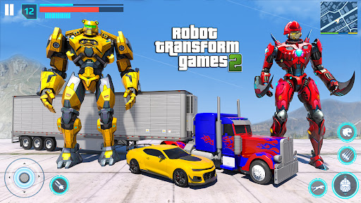 Screenshot Flying Car Robot Fighting Game