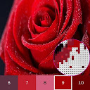 Flower Color By Number, flower coloring p 1.0 APK ダウンロード