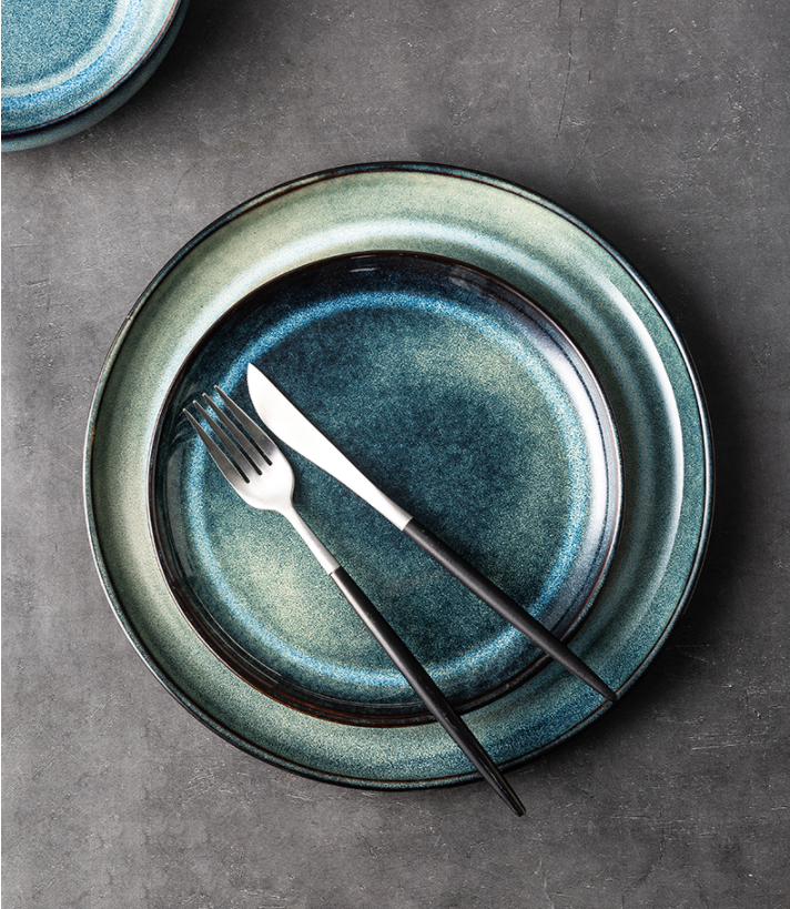 Zestaw japońskiej zastawy stołowej Lototo Ceramiczne miski i talerze Idealny do sushi, ramen, eleganckiej kolacji i codziennego użytku.
