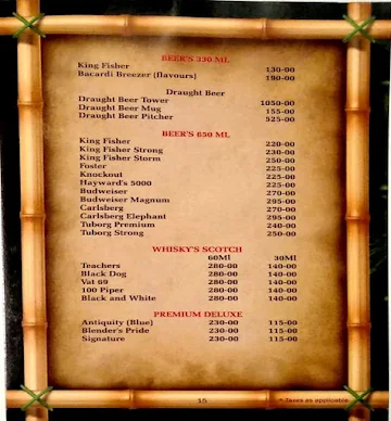 Bhagini Multi Cuisine Family Restaurant menu 