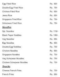 Foodz Land menu 1