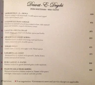 Zaffran - The Bristol Hotel menu 6