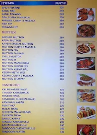 Kaveri Restaurant And Bar menu 4