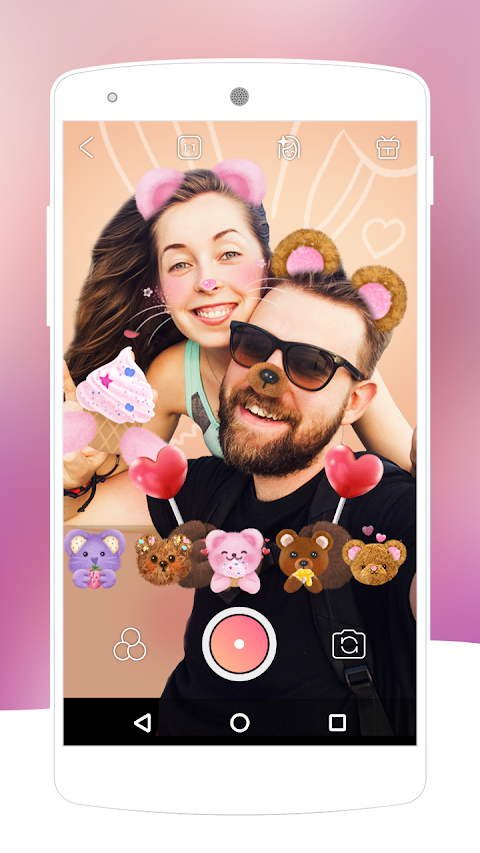 Bear Face Swap Camera-Free Cute Live Stickersのおすすめ画像2