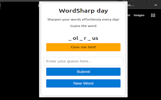 Word Sharp Day