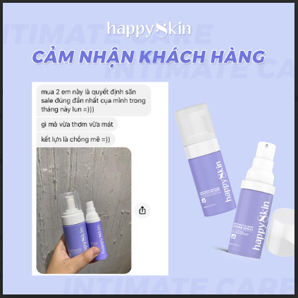 Dung Dịch Vệ Sinh Khử Mùi Happyskin Anti-Odor Soothing Intimate Care Wash 100ml