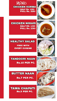 Taj Foods menu 1