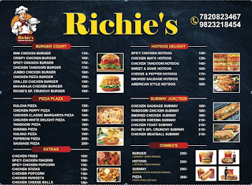 Richie's menu 