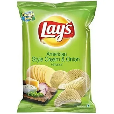 Lays Cream & Onion - 52 gm