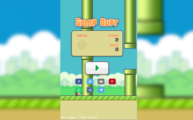 Flappy Bird Offline for Google Chrome™ Preview image 2