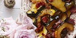 Roasted Acorn Squash with Maple-Bacon Drizzle was pinched from <a href="http://www.countryliving.com/recipefinder/roasted-acorn-squash-maple-bacon-drizzle-recipe-clx1114" target="_blank">www.countryliving.com.</a>