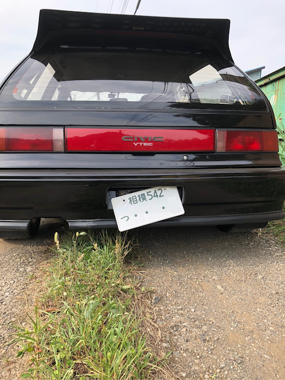 シビックのシビック・EF9・封印・さよなら・卍に関するカスタム事例の投稿画像1枚目